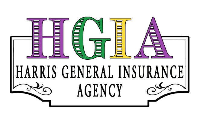 A logo for the harris general insurance agency.