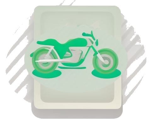 Created for HGIA this AI-generated animated motorcycle represents motorcycle insurance solutions offered by HGIA